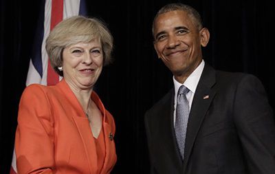 Обама и Мэй провели переговоры перед началом саммита G20 в Китае.