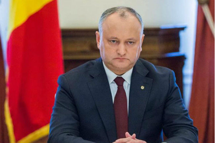 Действующий президент Игорь Додон. 