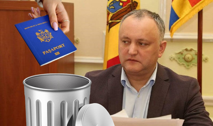 Dodon a semnat 4 decrete: Sute de oameni renunță la cetățenia R.Moldova