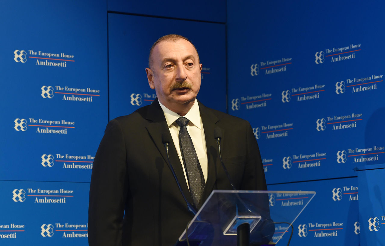 Президент Азербайджана Ильхам Алиев.