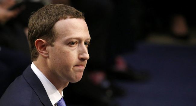 Глава Facebook Марк Цукерберг.