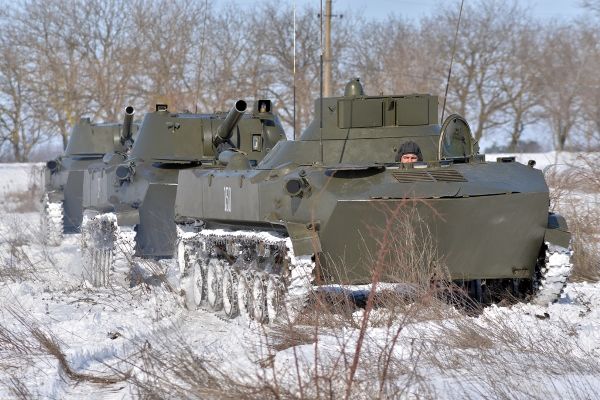 В учениях были задействованы 70 военнослужащих-контрактников.