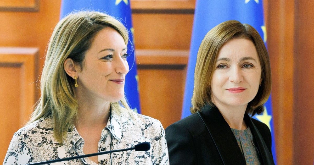 Метсола: Европарламент подтверждает поддержку правительства во главе с Санду. Коллаж: Point.md