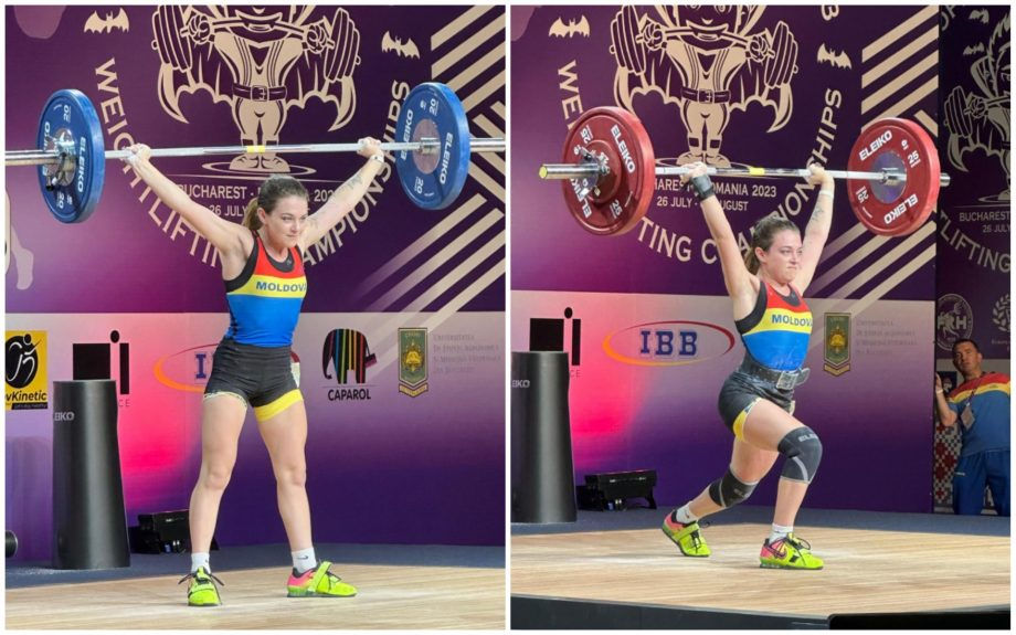 Молдавская спортсменка завоевала серебро на чемпионате Европы по тяжелой атлетике.