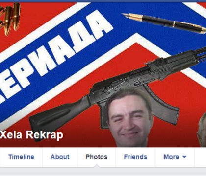 O fotografie postata pe Facebook de un utilizator rus sau pro-rus a provocat reactii de groaza, dar si furie, in Ucraina.