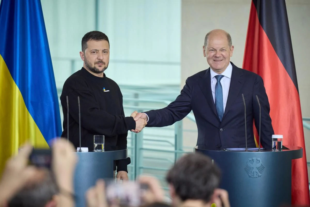 Scholz a negat că Germania va reduce sprijinul pentru Ucraina.