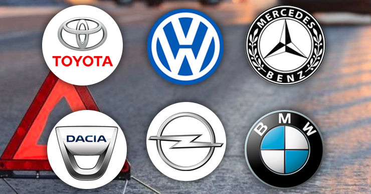 ДТП в Молдове: список возглавляет Toyota, а замыкает BMW. Коллаж: Point.md