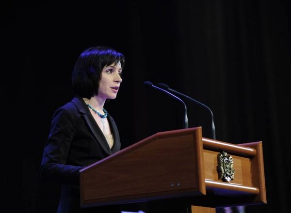 Maia Sandu spera insa ca in 2-3 ani sa nu mai fie nevoie ca elevii sa fie supravegheati de camere.