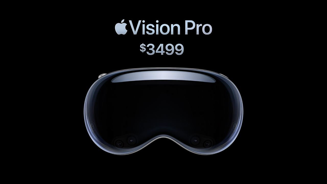 Apple представила очки смешанной реальности Vision Pro.