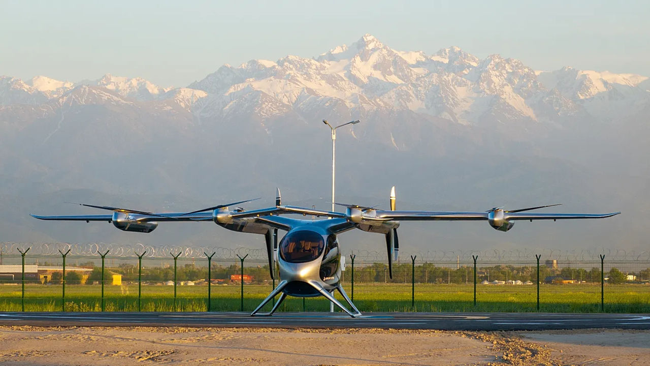 Kazahstanul testează primul aerotaxi din Asia Centrală.