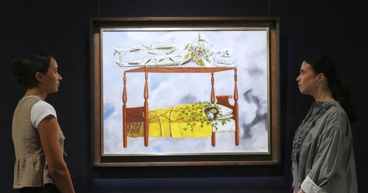 Un autoportret al Fridei Kahlo, scos la licitație: Este estimat între 40 și 60 de milioane de dolari.
