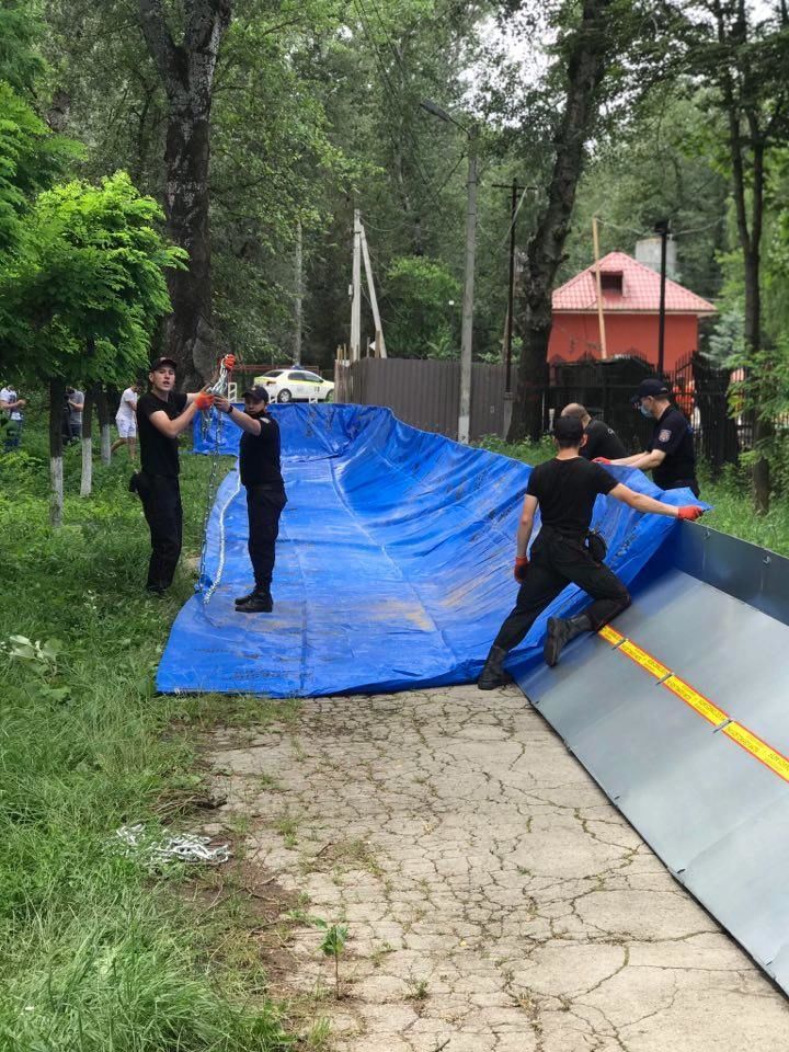 Город Вадул-луй-Водэ мун. Кишинев принимает меры по предотвращению наводнения.