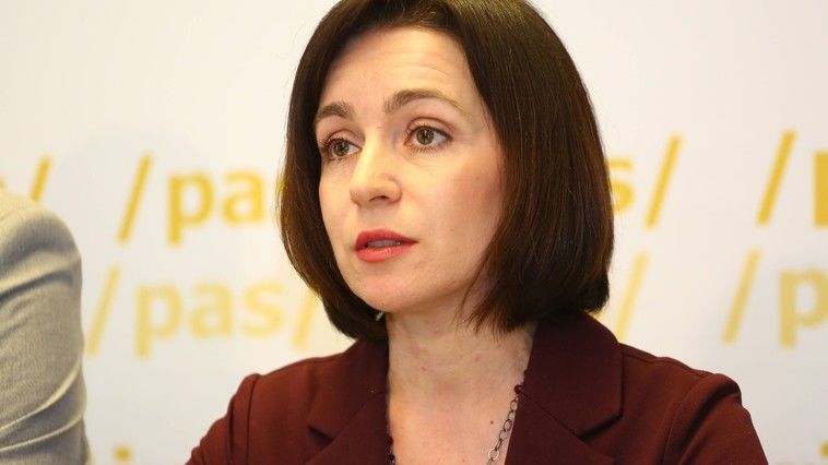 Председатель партии "Действие и Солидарность" Майя Санду. 
