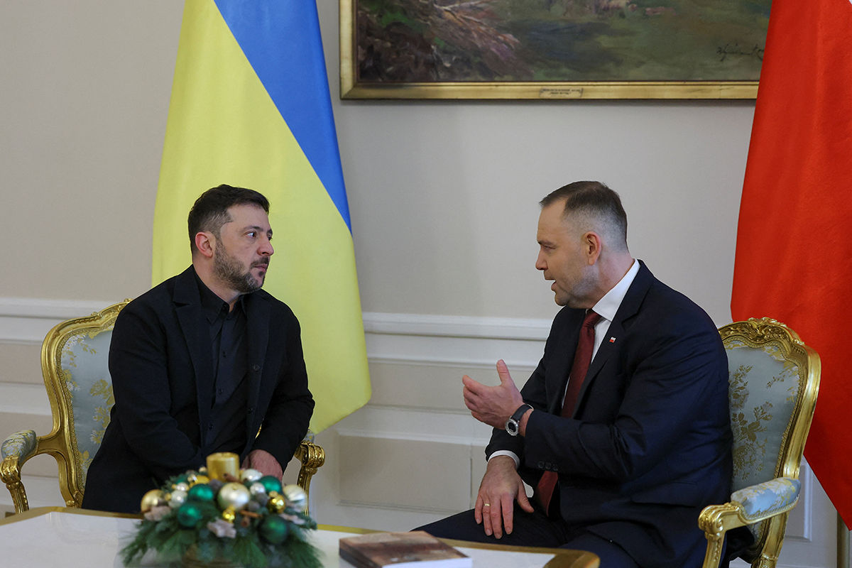 Nawrocki vrea să-l priveze pe Zelenski de cea mai înaltă distincție a Poloniei.
