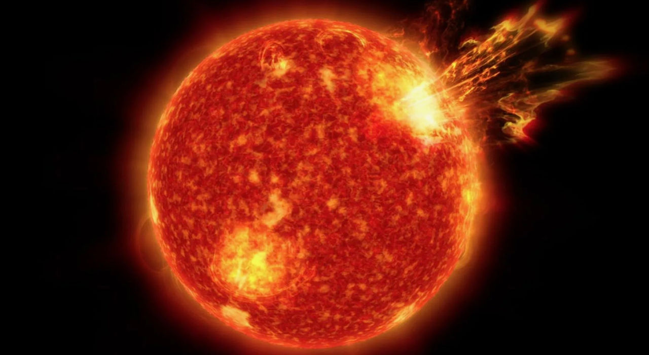 Două erupții puternice au fost înregistrate pe Soare.