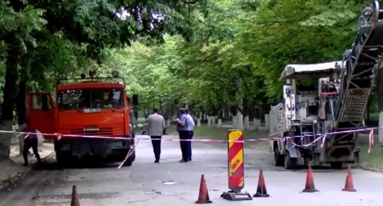Движение по Академической частично перекрыто. 