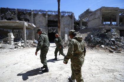 Российские военные погибли в Сирии.