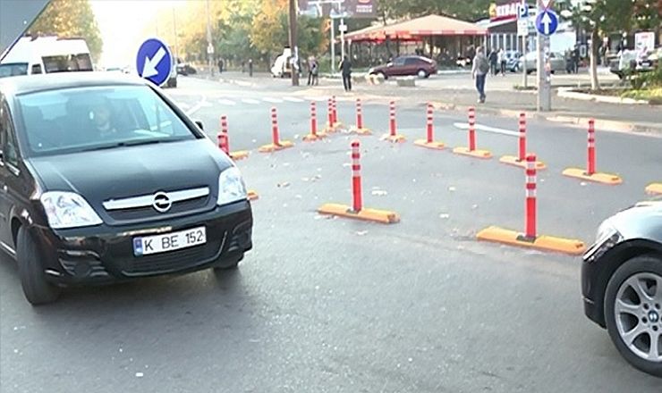 По данным НИП, специальные ограничители движения были установлены вчера.