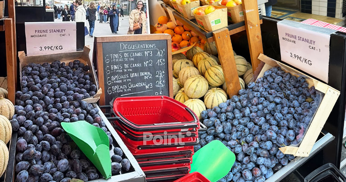 Сливы из Молдовы продают на улицах Парижа: они в четыре раза дороже, чем в Кишинёве.