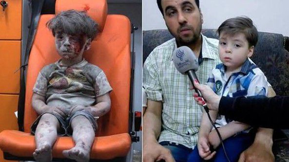 Băieţelul devenit simbol al tragediei umanitare din Siria apare din nou în presă. Foto: mediafax.ro