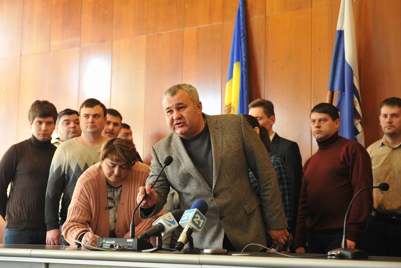 Primarul municipiului Bălți, Renato Usatii. 
