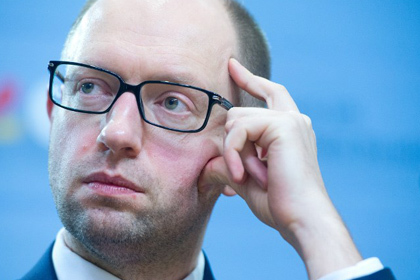 Верховная Рада Украины 27 февраля утвердила одного из лидеров «Батькивщины» Арсения Яценюка в должности премьер-министра. Фото: Maurizio Gambarini / AFP