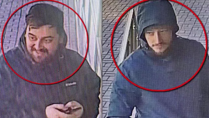 Полиция разыскивает двух мужчин по подозрению в краже.