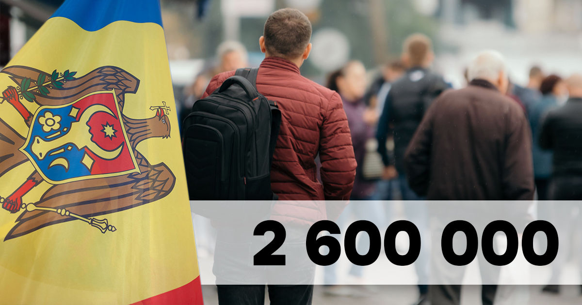 В настоящее время численность населения Молдовы составляет 2,6 млн человек. Коллаж: Point.md