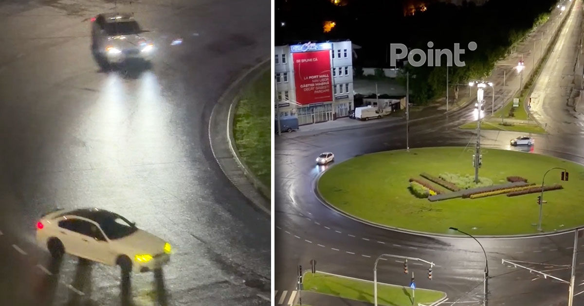 Drifturi nocturne în Capitală: Poliția examinează cazul.