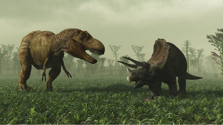 Un dinozaur de şapte metri înălţime a fost cuprins de flăcări în statul american Colorado.