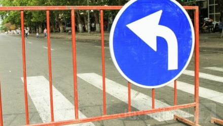 В связи с ремонтными работами движение будет перекрыто на участке между улицами Измаил и Тигина.
