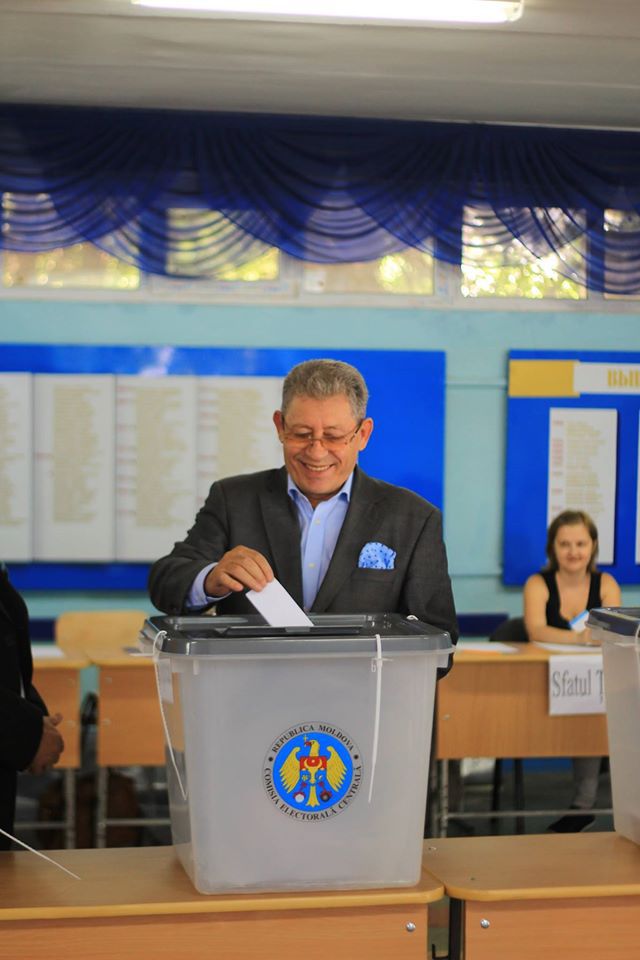 Mihai Ghimpu, şi-a dat votul pentru un Chişinău în care să fie continuitate.