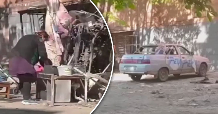 Появилось новое видео из Мариуполя: Стихийные рынки и дети на улицах.