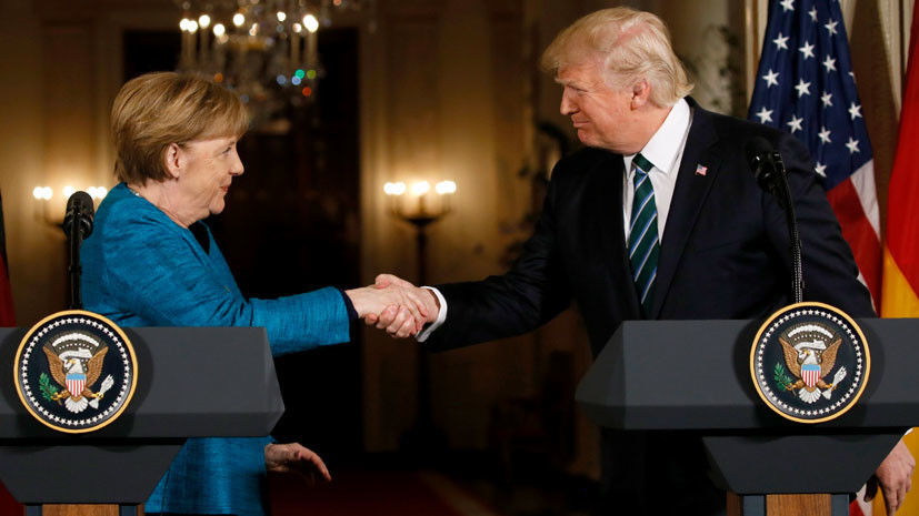Меркель обсудит с Трампом в Вашингтоне международные конфликты и вопросы торговли. Фото: rt.com
