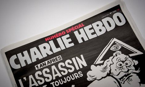 Revista franceză de satiră Charlie Hebdo a publicat în cel mai recent număr al său o controversată caricatură. Foto: theguardian.com