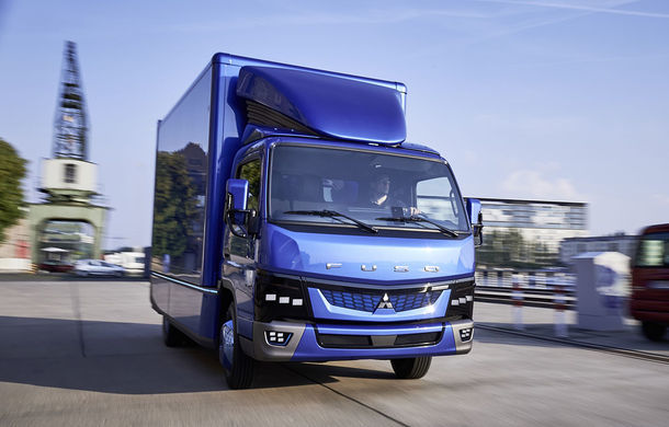 Grupul Daimler a lansat primul camion electric din lume, Mitsubishi Fuso eCanter.