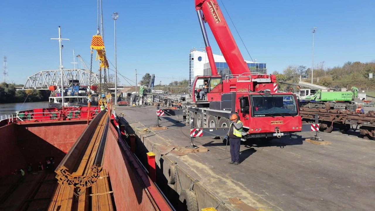 Restructurarea căilor ferate din Moldova: 1.500 tone de șine, primite din Kazahstan.
