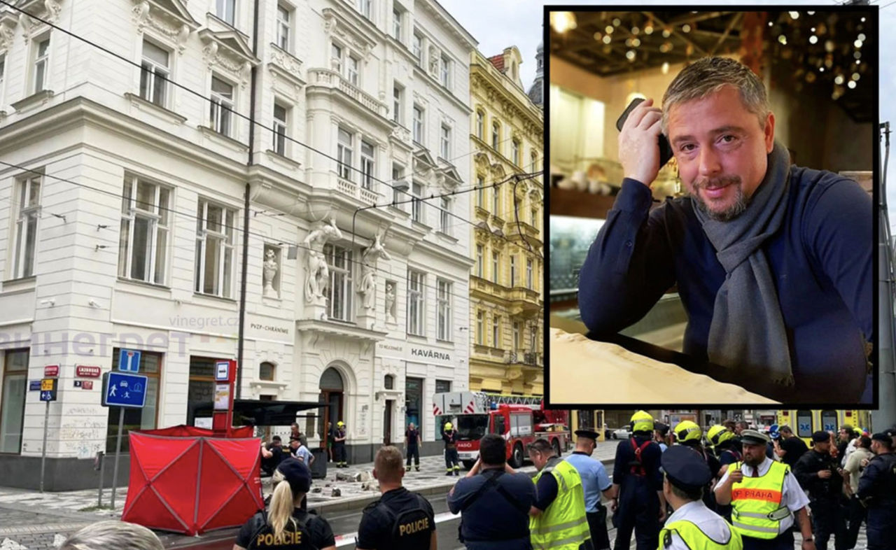 Poliția din Praga a dezvăluit cauza prăbușirii cornișei care a ucis un medic ucrainean.