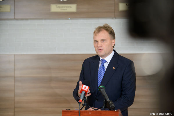 Fostul lider de la Tiraspol, Evghenii Șevciuk. Foto: ipn.md/Dan Gutu