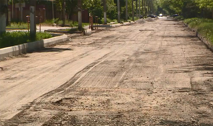В Тирасполе делают дороги.