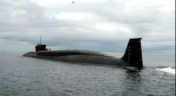 Cel mai mare submarin nuclear rusesc a intrat în apele internaționale. 