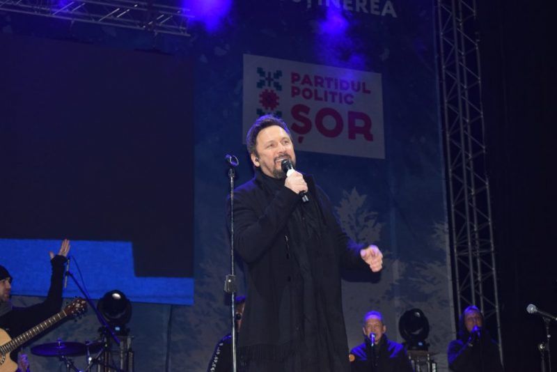 Российский певец Стас Михайлов в январе дал в Молдове уже 3 концерта.