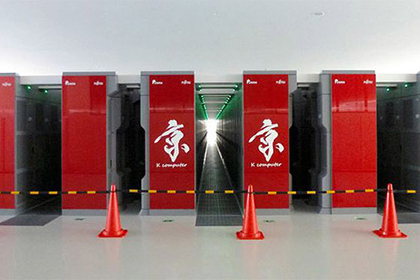 Четвертый в мире по производительности суперкомпьютер Fujitsu K смоделировал «секунду работы человеческого мозга». Фото: Fujitsu