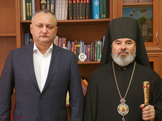 Igor Dodon a discutat chestiuni politice cu unul din principalii preoţi care l-au susţinut la alegerile prezidenţiale. 