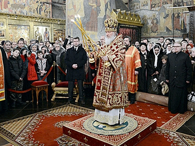Законы о браках гомосексуалистов несут угрозу человеческой цивилизации, заявил патриарх Московский и всея Руси Кирилл. Фото: Patriarchia.ru