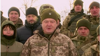 Петр Порошенко в Славянске.