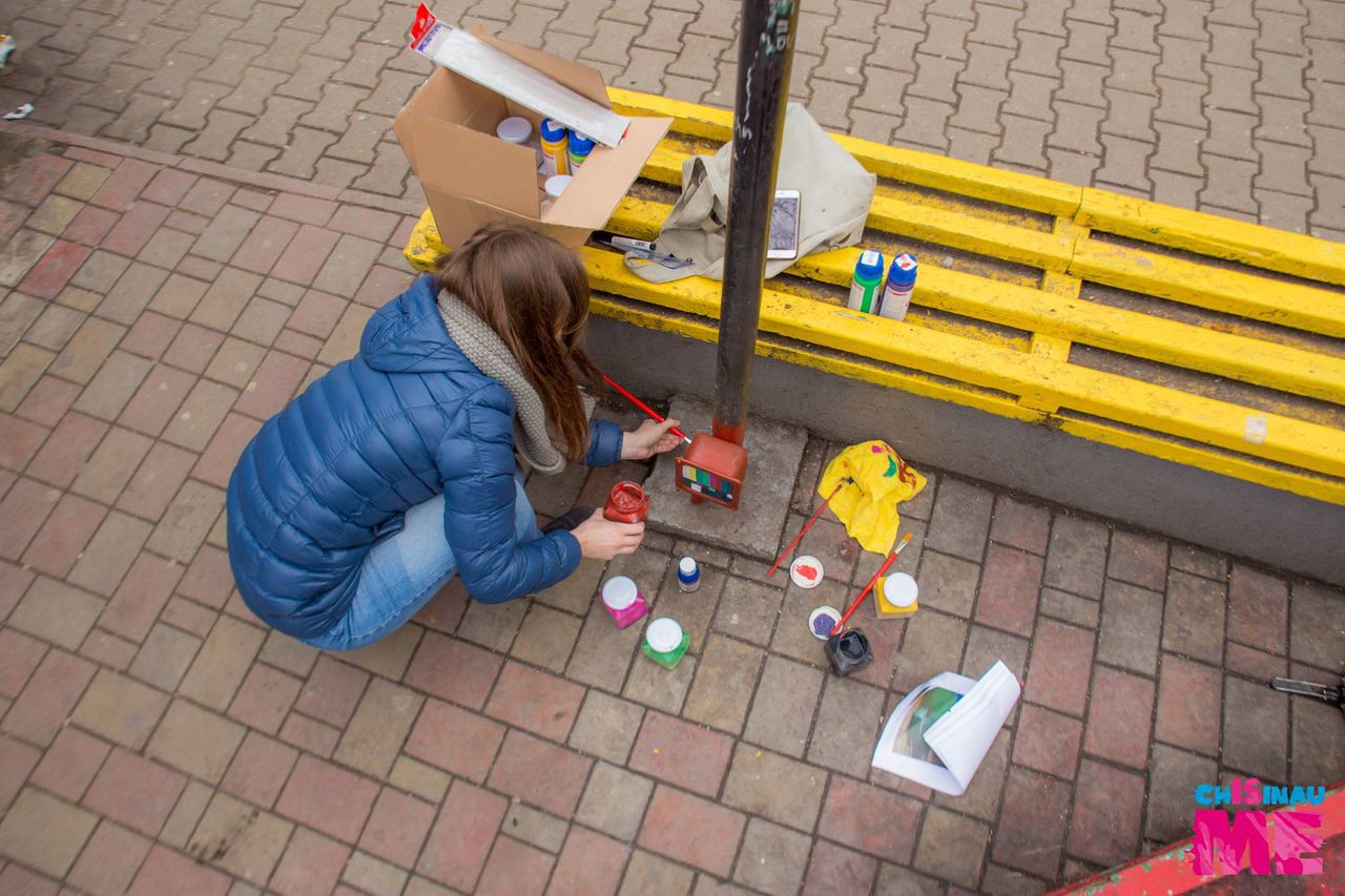 Результат кропотливой работы художников проекта Chisinau is me появился возле лицея Асаки.