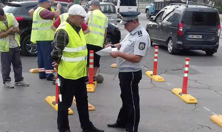 Целью инспекции было выявление соблюдения правил технической эксплуатации транспортных средств. Фото: politiacapitalei.md.