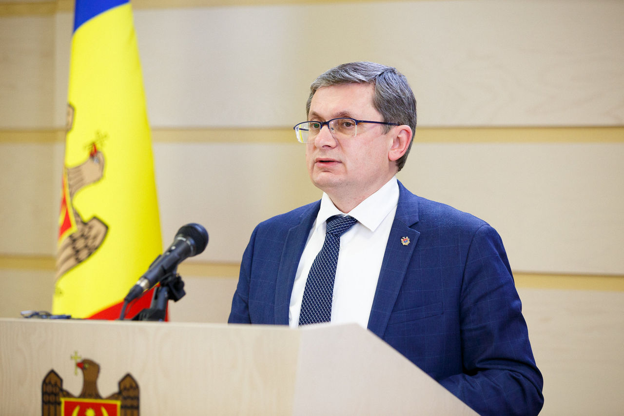 Председатель парламента Игорь Гросу. 