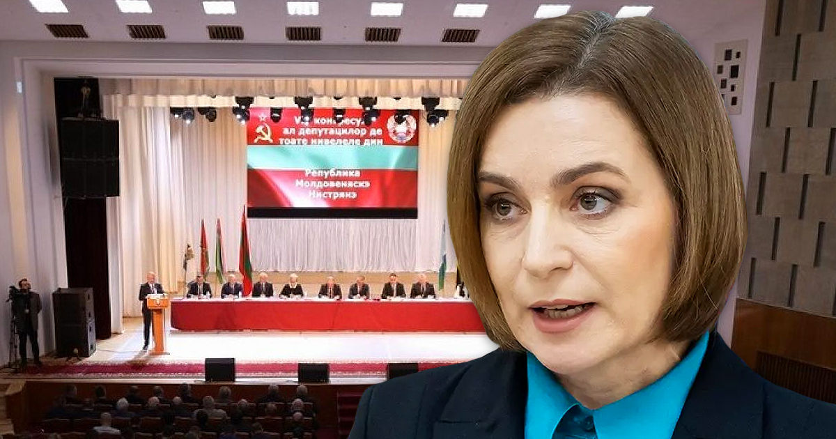 Майя Санду сделала заявление о тираспольском съезде. Коллаж Point.md.